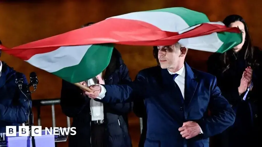 Magyar jura en el parlamento hungaro, donde se realizaron los preparativos esta semana