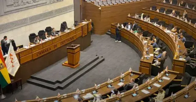 Sesión en la Cámara Baja. Foto: Diputados Sucre/CORREO DEL SUR DIGITAL
