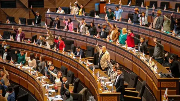 La sesión de la Cámara de Diputados donde se trató la Ley 1720.