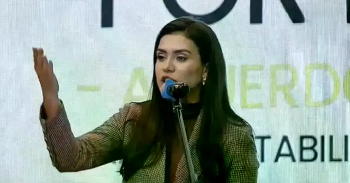La gobernadora Gabriela de Paiva en el encuentro nacional de autoridades