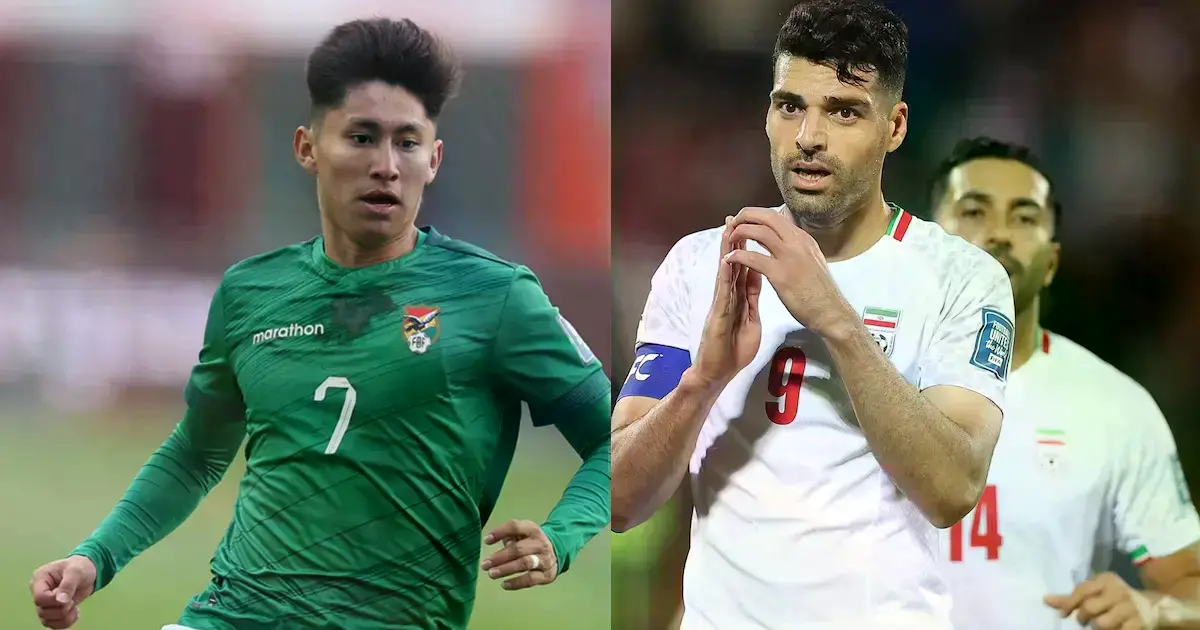 Miguelito Terceros de Bolivia y Mehdi Taremi de Irán son figuras en sus respectivas selecciones.