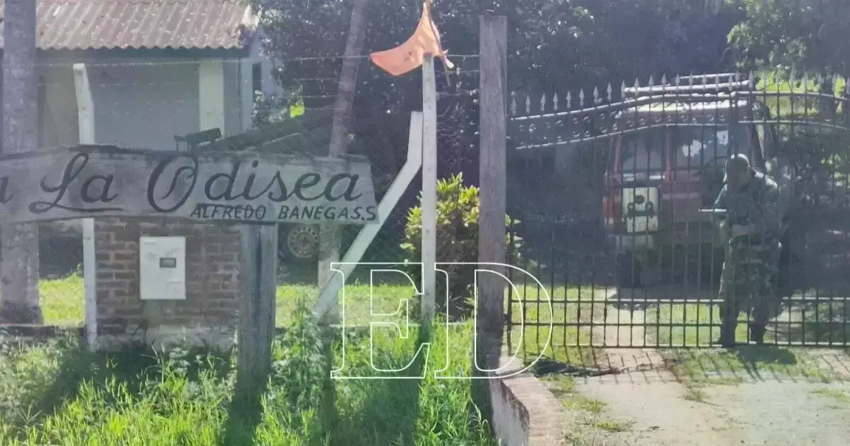 Operativo en la quinta La Odisea, ubicada en El Torno