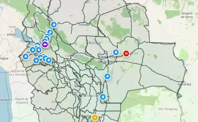 Mapa de transitabilidad de la ABC