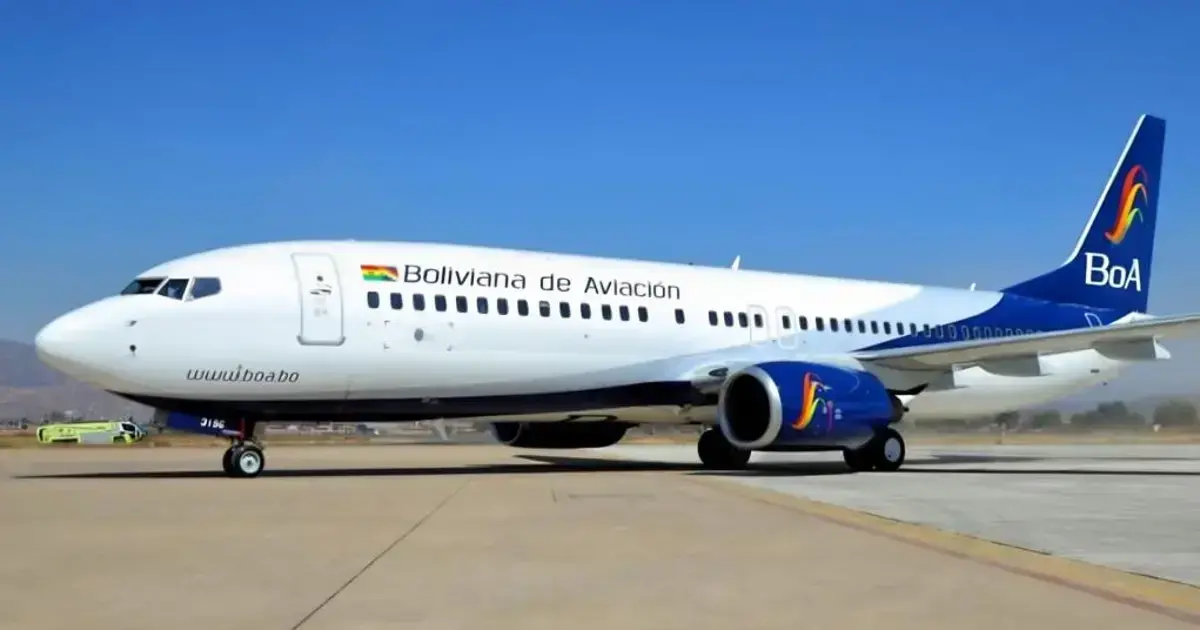 Uno de los aviones de BoA