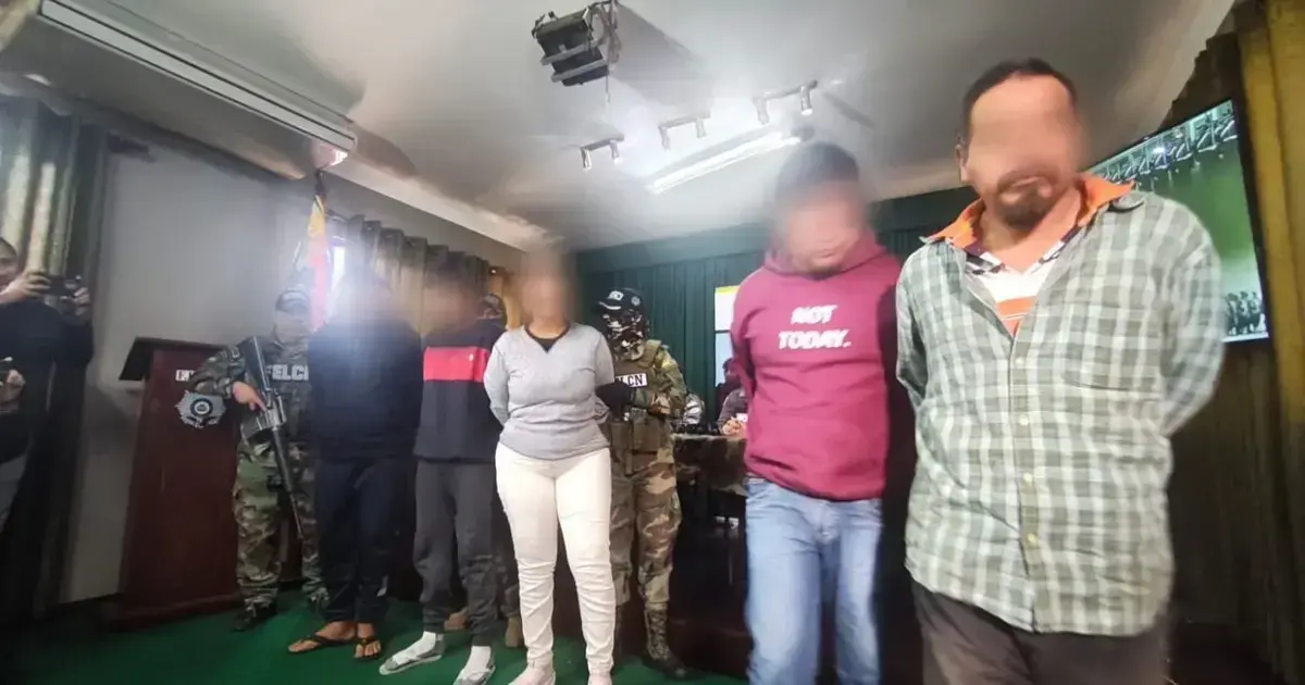 Personas capturadas en quinta La Odisea