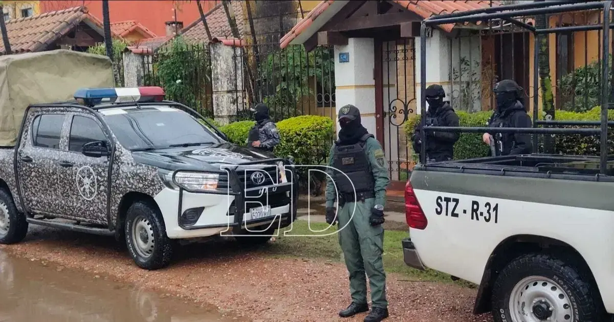 La movilización policial que se generó el 8 de mayo ante la falsa denuncia de secuestro.