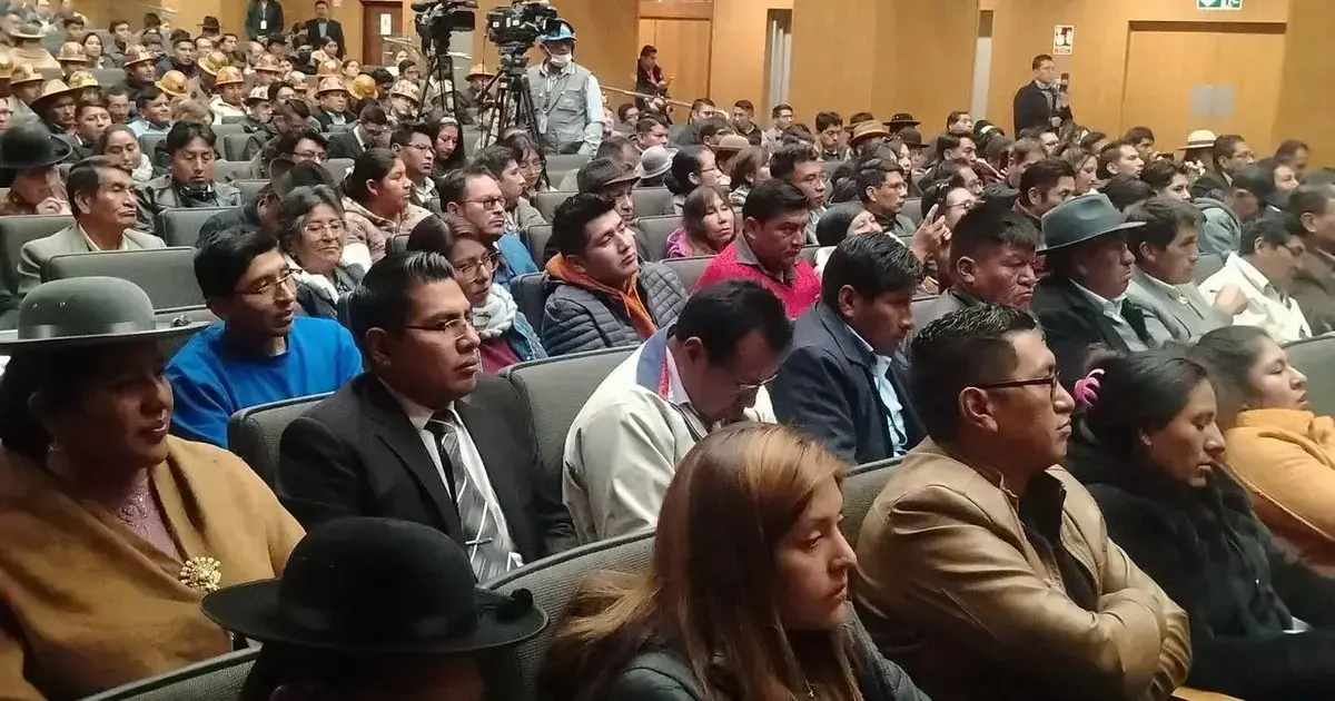 La reunión fue realizada en la Casa Grande del Pueblo. Foto: Ministerio de Planificación