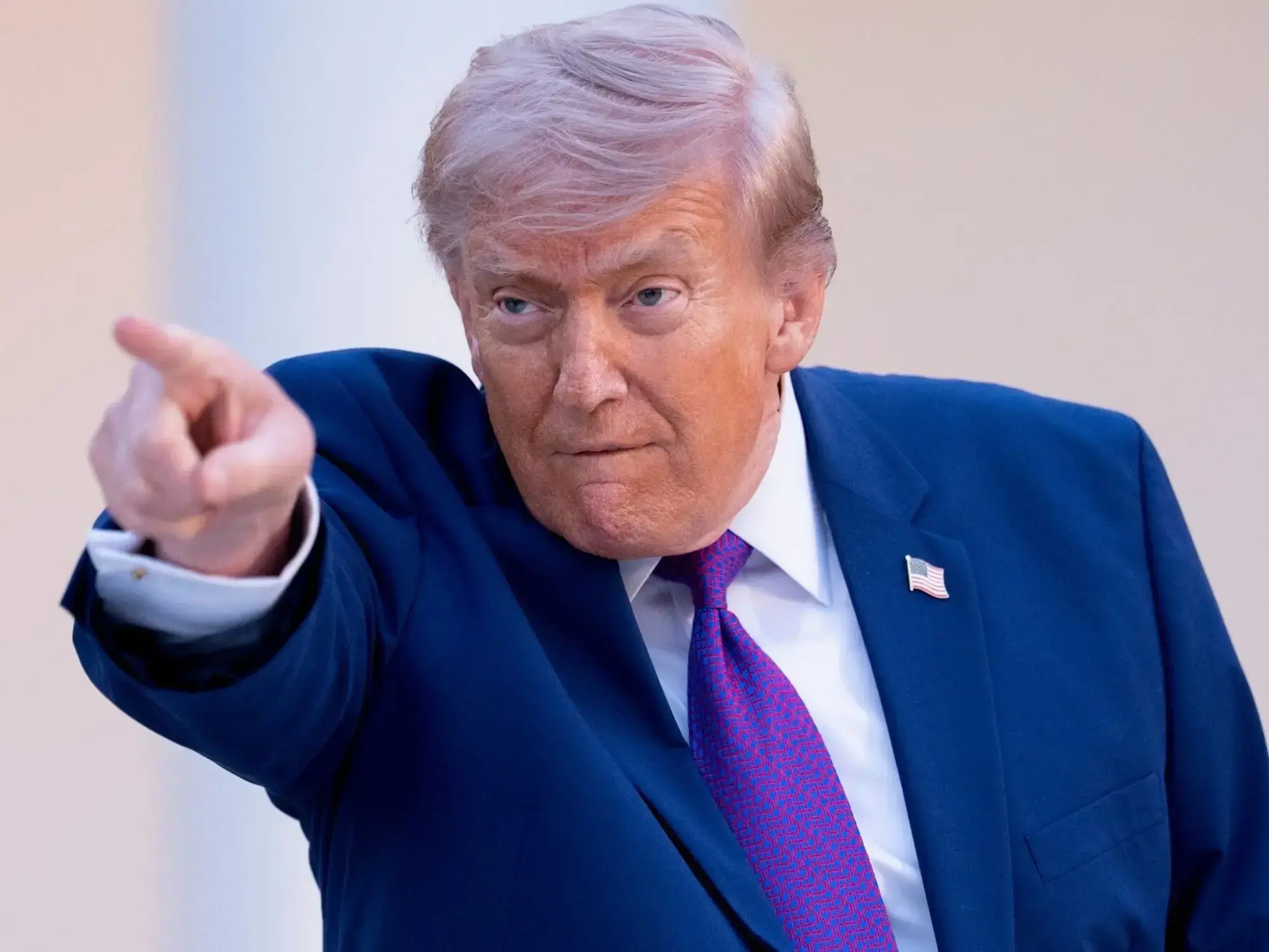 Donald Trump volvió a coquetear con la idea de quedarse con Venezuela (Aaron Schwartz/Sipa/Bloomberg)