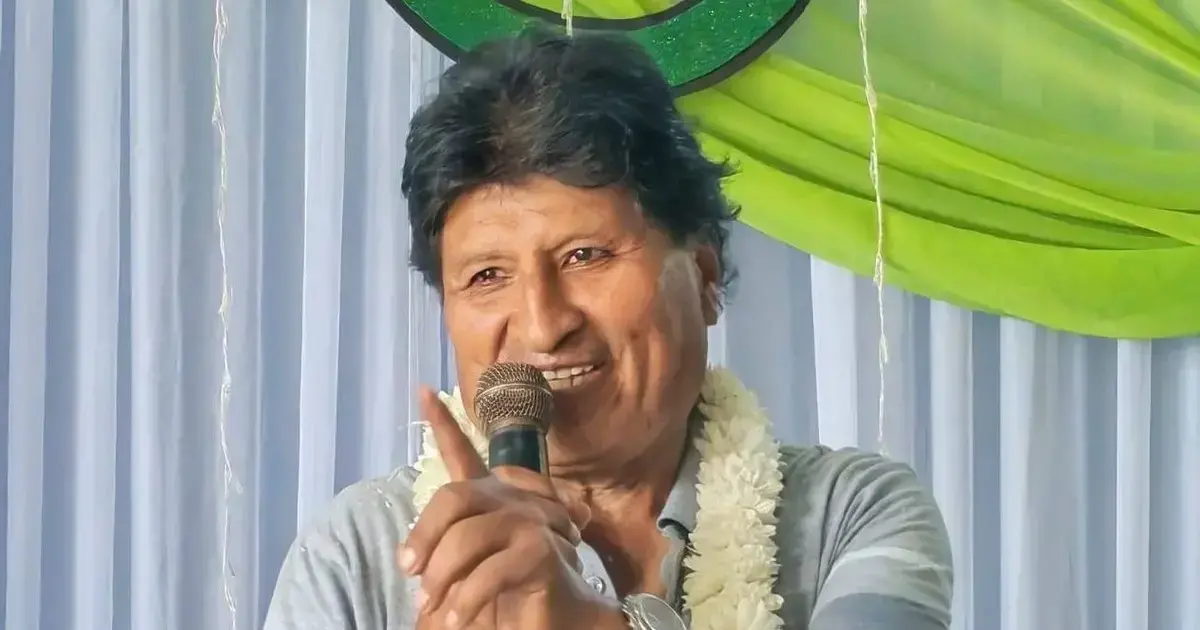 El expresidente Evo Morales.