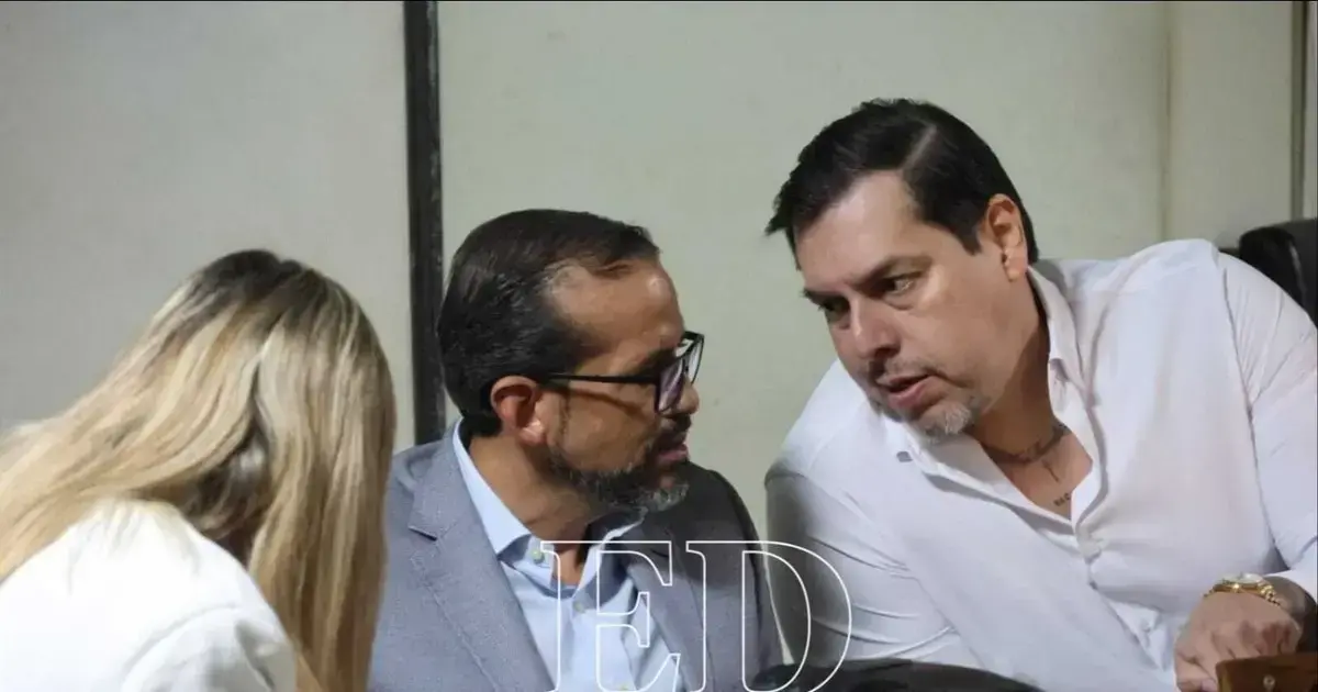 Luis Fernando Camacho, en la audiencia de excepción en Palacio de Justicia.