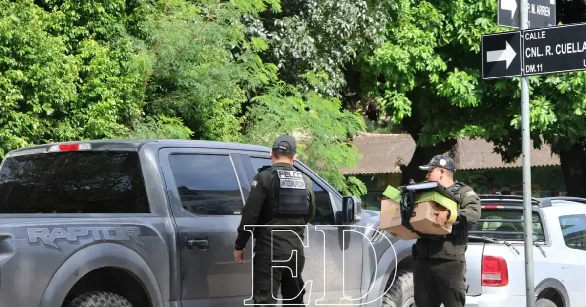Secuestraron documentación durante los allanamientos.