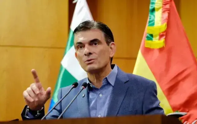 El presidente de Bolivia, Rodrigo Paz.