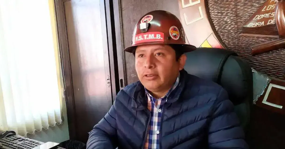 Exsecretario ejecutivo de la COB, Juan Carlos Huarachi
