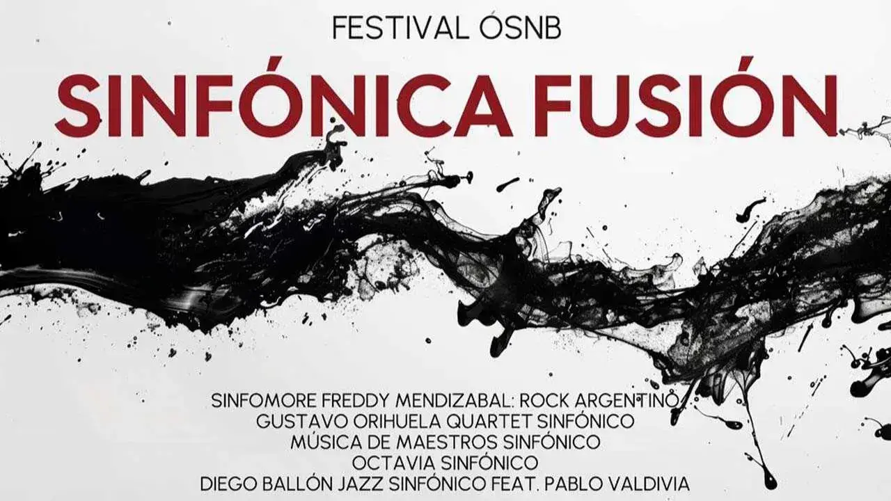 La Orquesta Sinfónica fusiona rock, jazz y música boliviana en un festival con artistas nacionales
