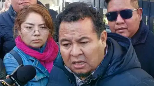 Ejecutivo nacional de la Confederación de Gremiales de Bolivia, César Gonzáles.
