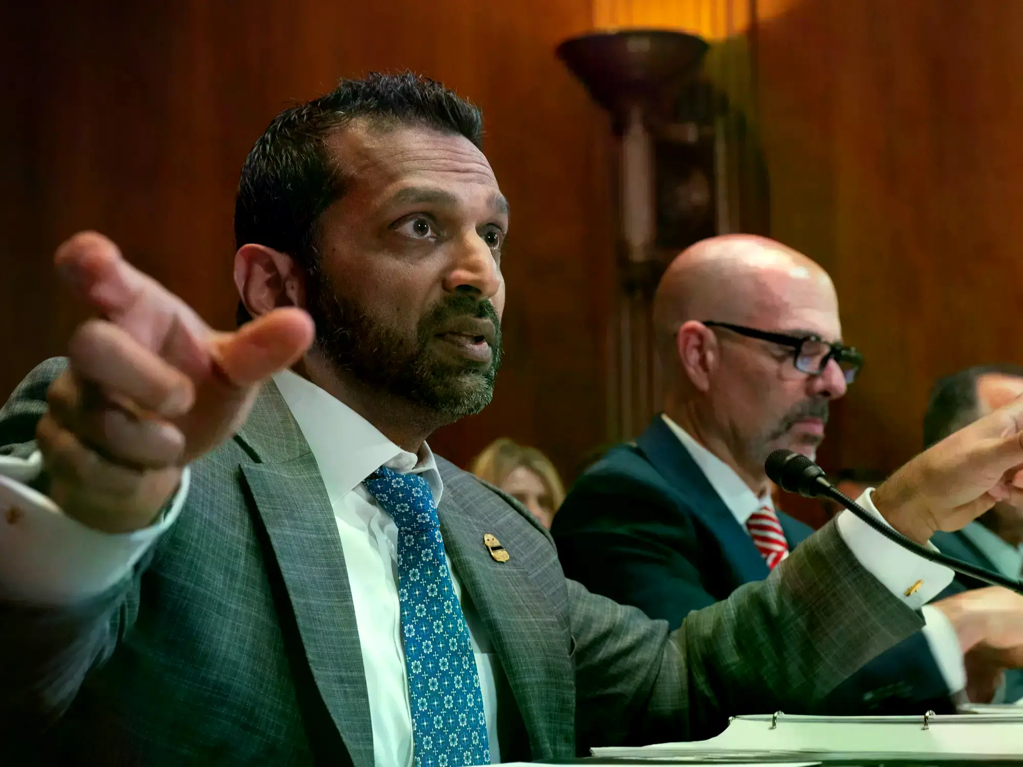 El director del FBI Kash Patel el martes ante una comisión del Senado.
