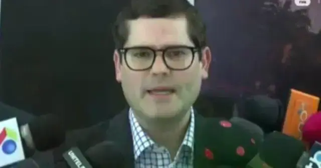 Jean Pierre Antelo este miércoles en contacto con la prensa.