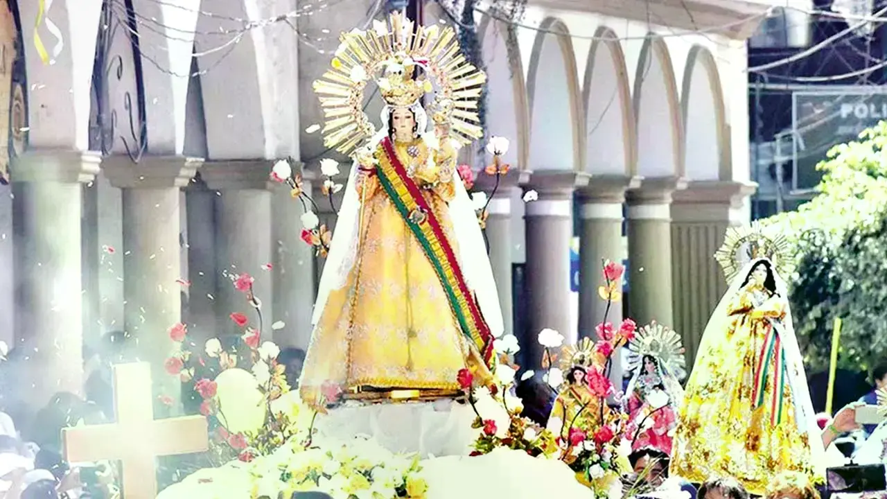 Imagen de la Virgen de Urcupiña.