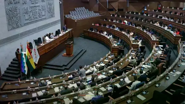 Sesión de la Cámara de Diputados.