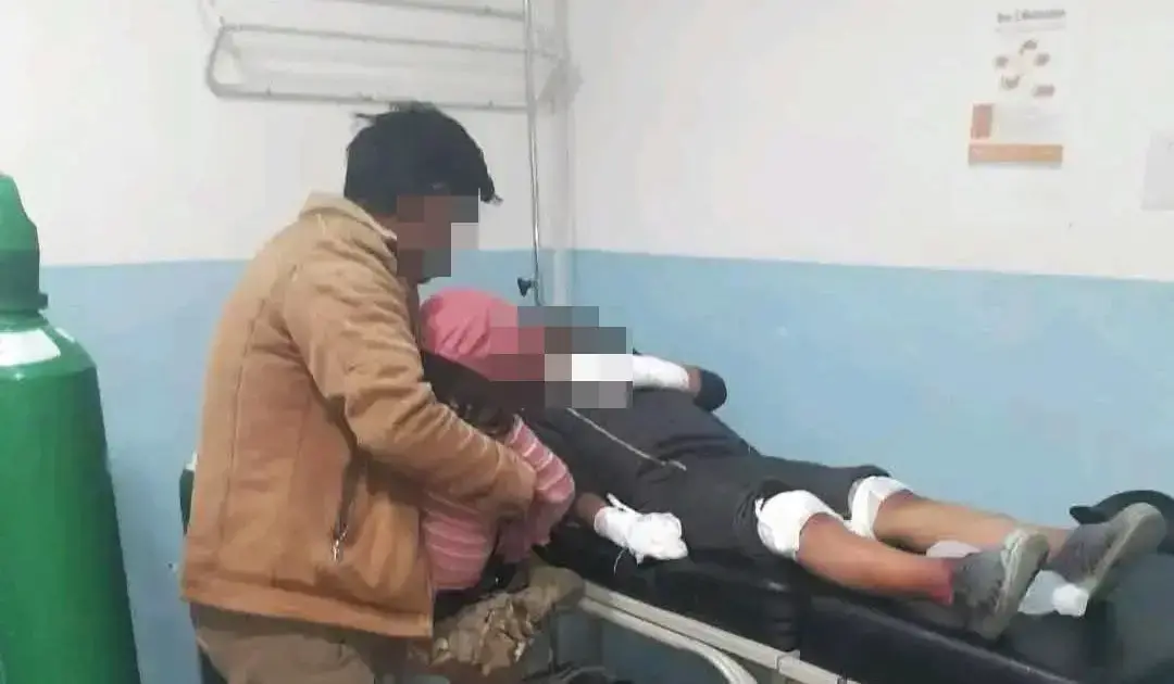 El niño herido fue internado en el Hospital del Niño.