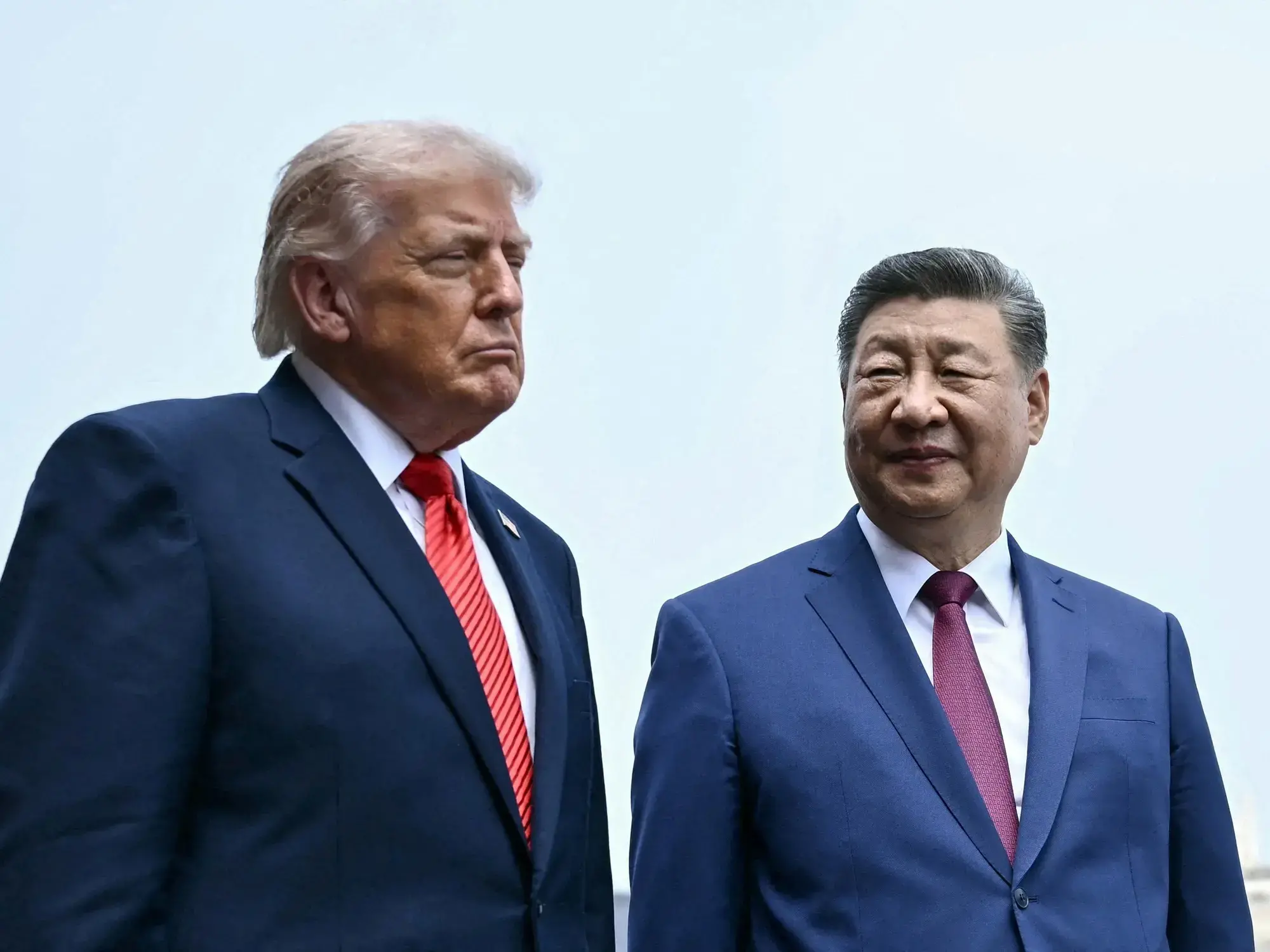 Xi Jinping y el presidente de Estados Unidos.
