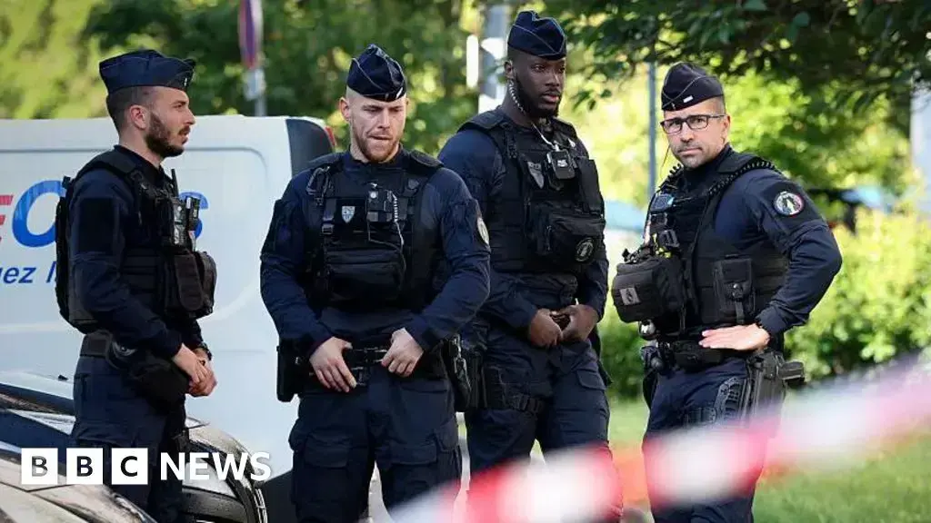 La zona del tiroteo en Nantes, donde un adolescente murió y otro resultó herido grave.