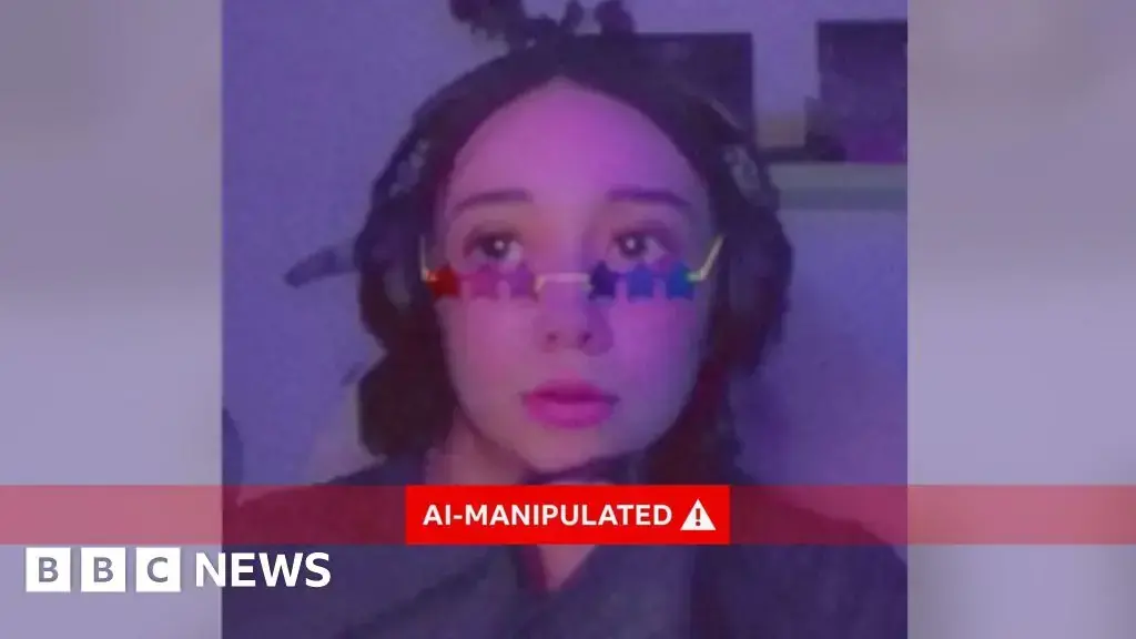 El influencer superpuso una cara y voz de niña generadas por IA para atrapar al ex-profesor.