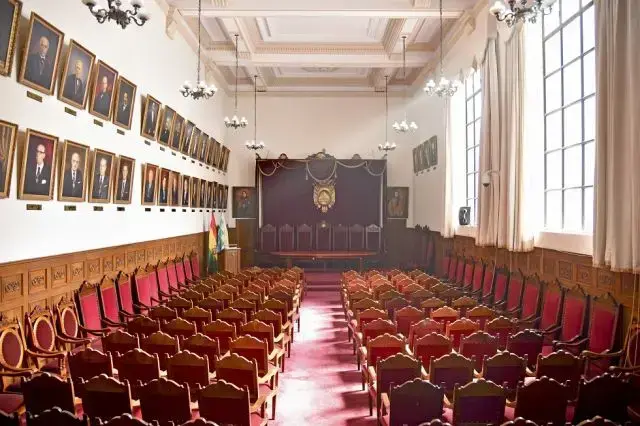 Los ambientes del Tribunal Supremo de Justicia.