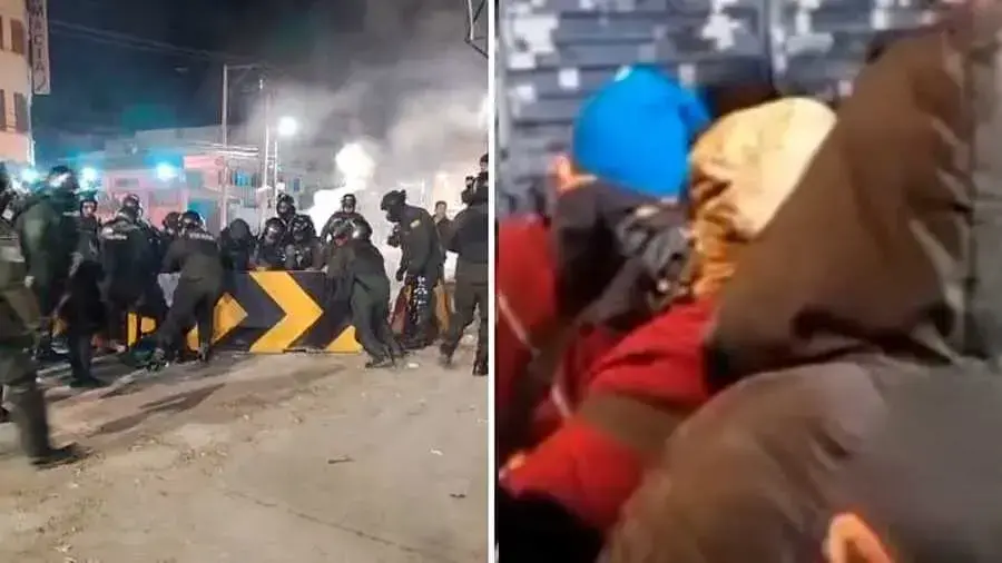 Intervención de las fuerzas del orden