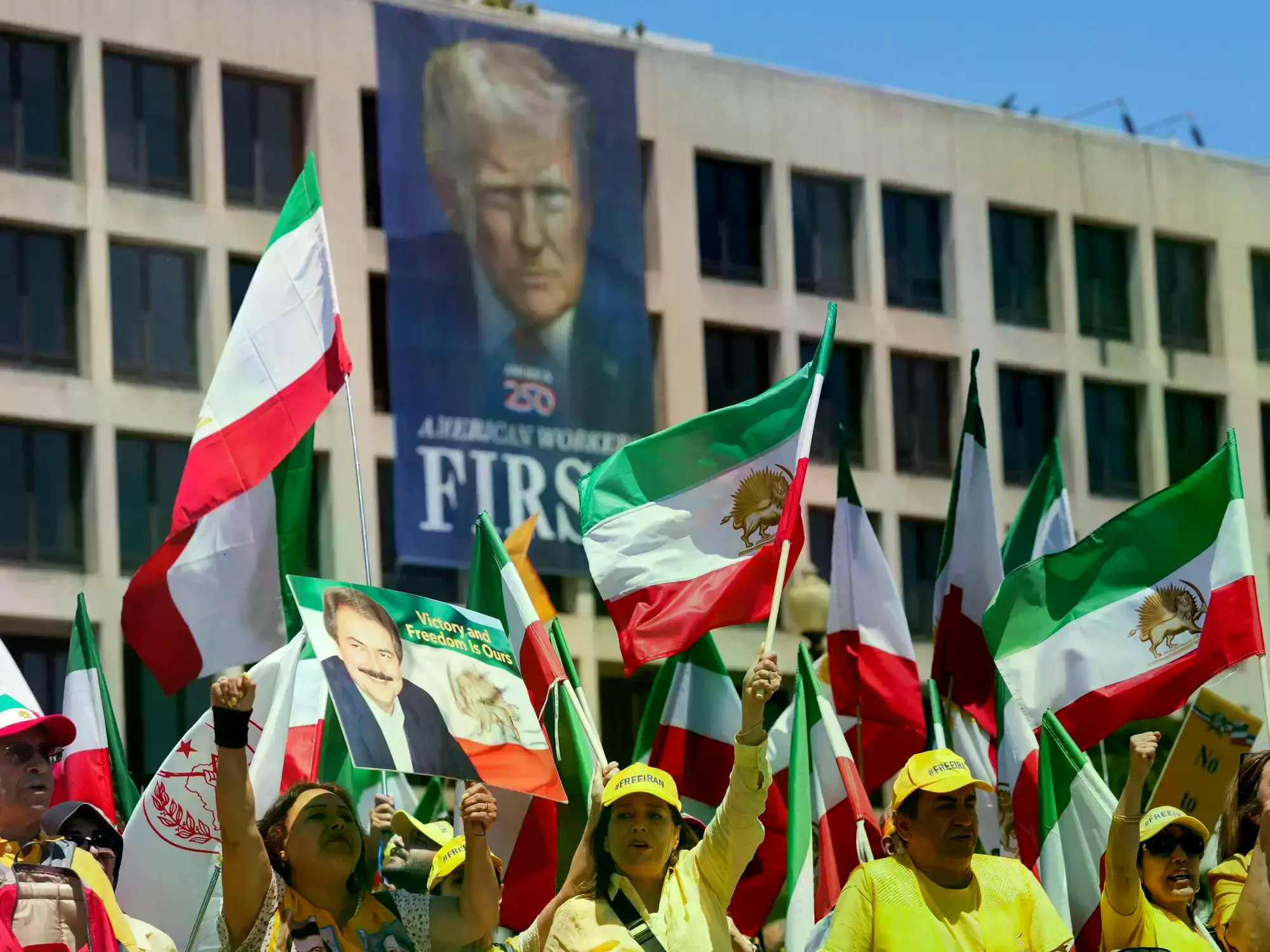 Una protesta frente al Departamento de Estado norteamericano.