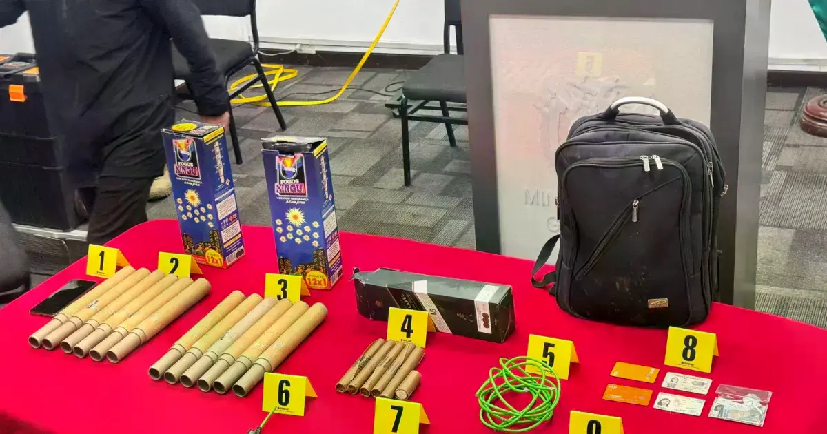 Objetos requisados por las fuerzas del orden