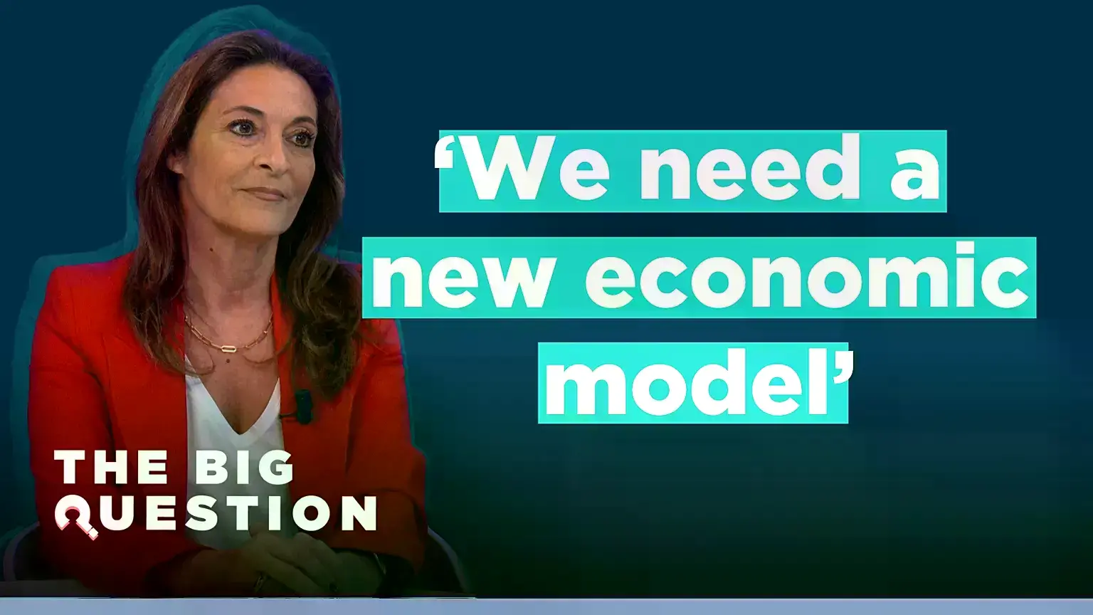 Estelle Fruchet, directora general para Francia en Shionogi Europe, en 'The Big Question'.