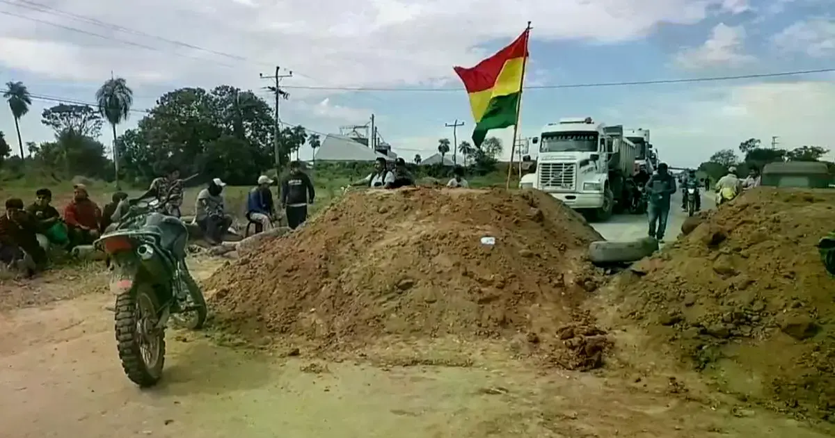 Cierre de caminos en San Julián