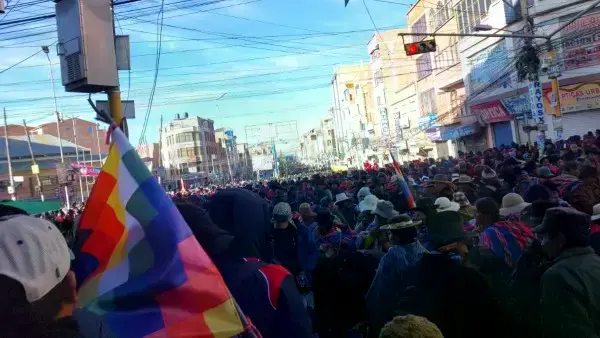 Movilización en El Alto