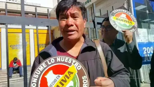 Presidente de la Federación Regional de la Micro y Pequeña Empresa (FERMyPE) de El Alto, Guillermo Chávez.