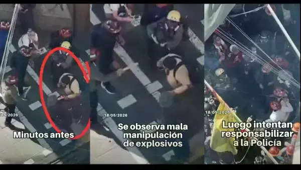 Minero herido durante movilizaciones en La Paz