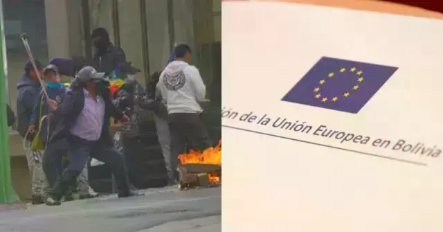 El lunes La Paz vivió una jornada violenta. Foto: Composición/CORREO DEL SUR