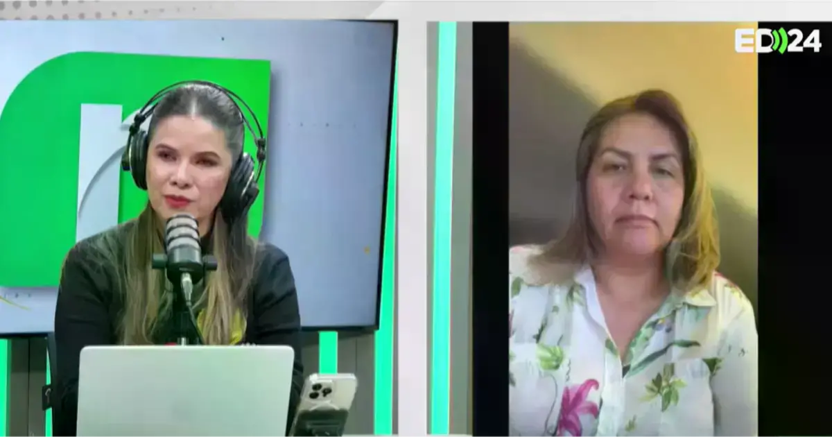 Cinthia Suárez, boliviana residente en Washington, durante su entrevista con EL DEBER.