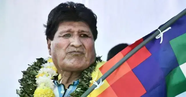 Aparición de Evo Morales