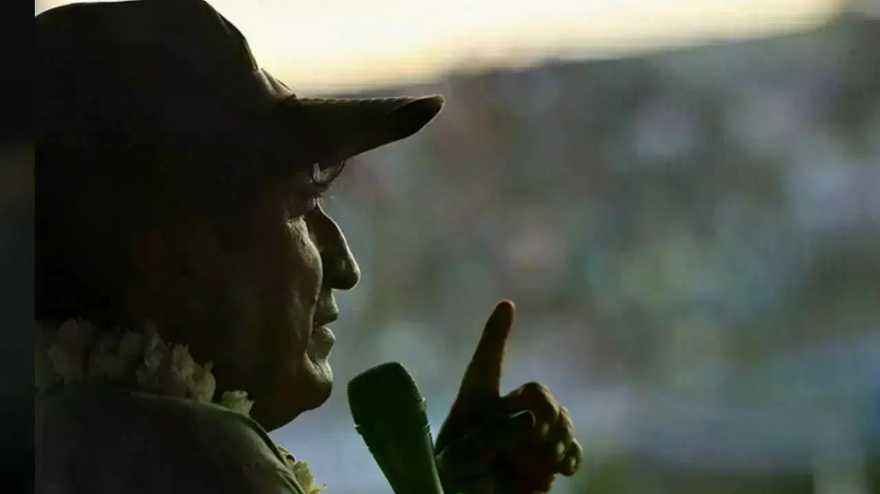El expresidente Evo Morales