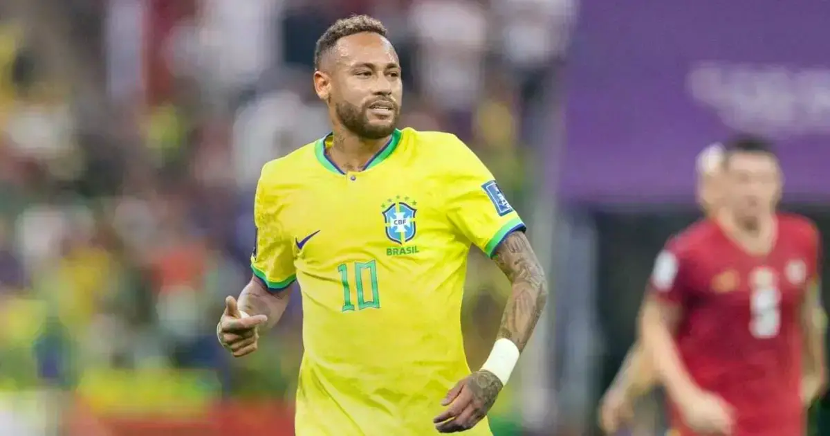 El delantero brasileño durante un partido con Brasil en el Mundial 2022.