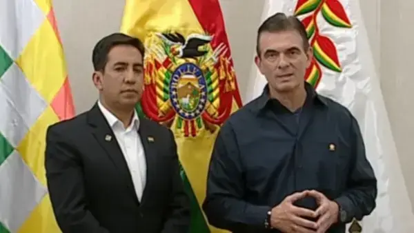 Williams Bascopé y Rodrigo Paz