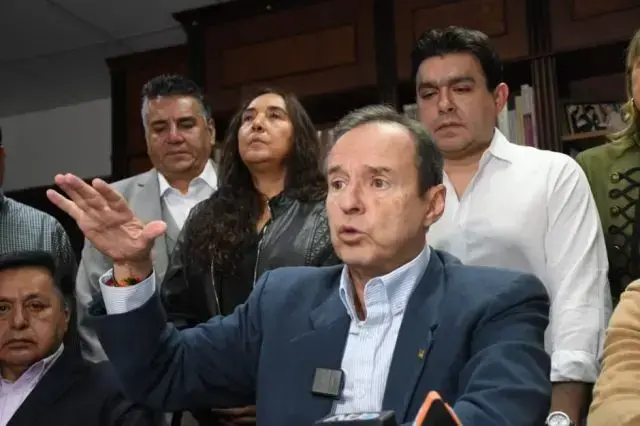 El expresidente Jorge Tuto Quiroga se pronunció este viernes en La Paz.