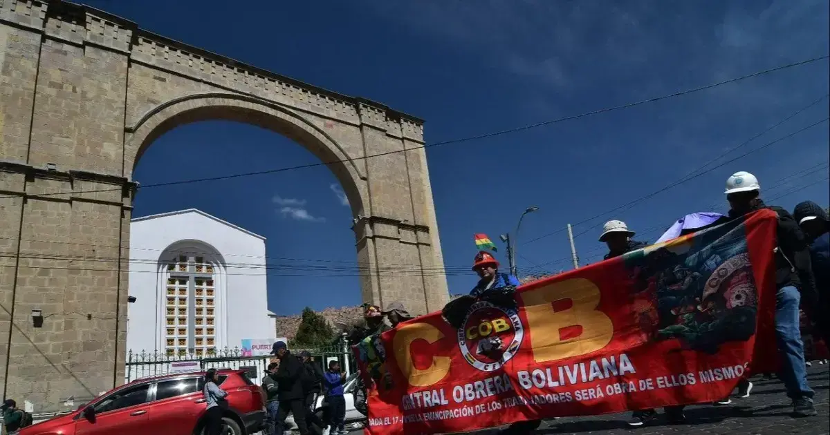 Sectores afines al evismo realizaron manifestaciones en La Paz