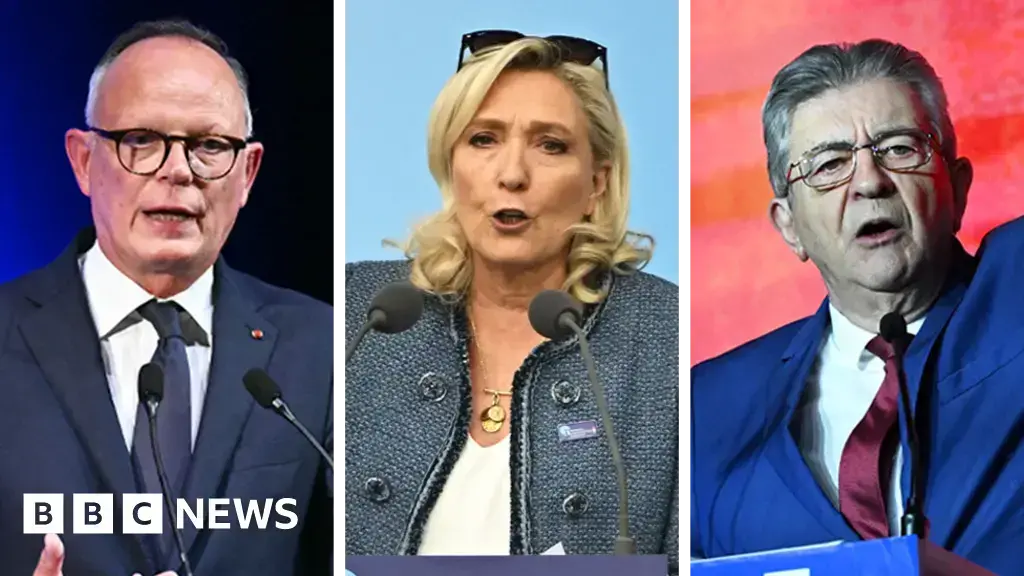 Edouard Philippe (izquierda) es uno de los candidatos a la presidencia junto a Marine Le Pen y Jean-Luc Mélenchon