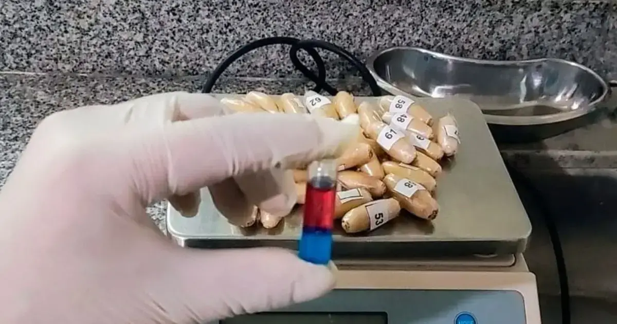 Imagen de cápsulas con droga