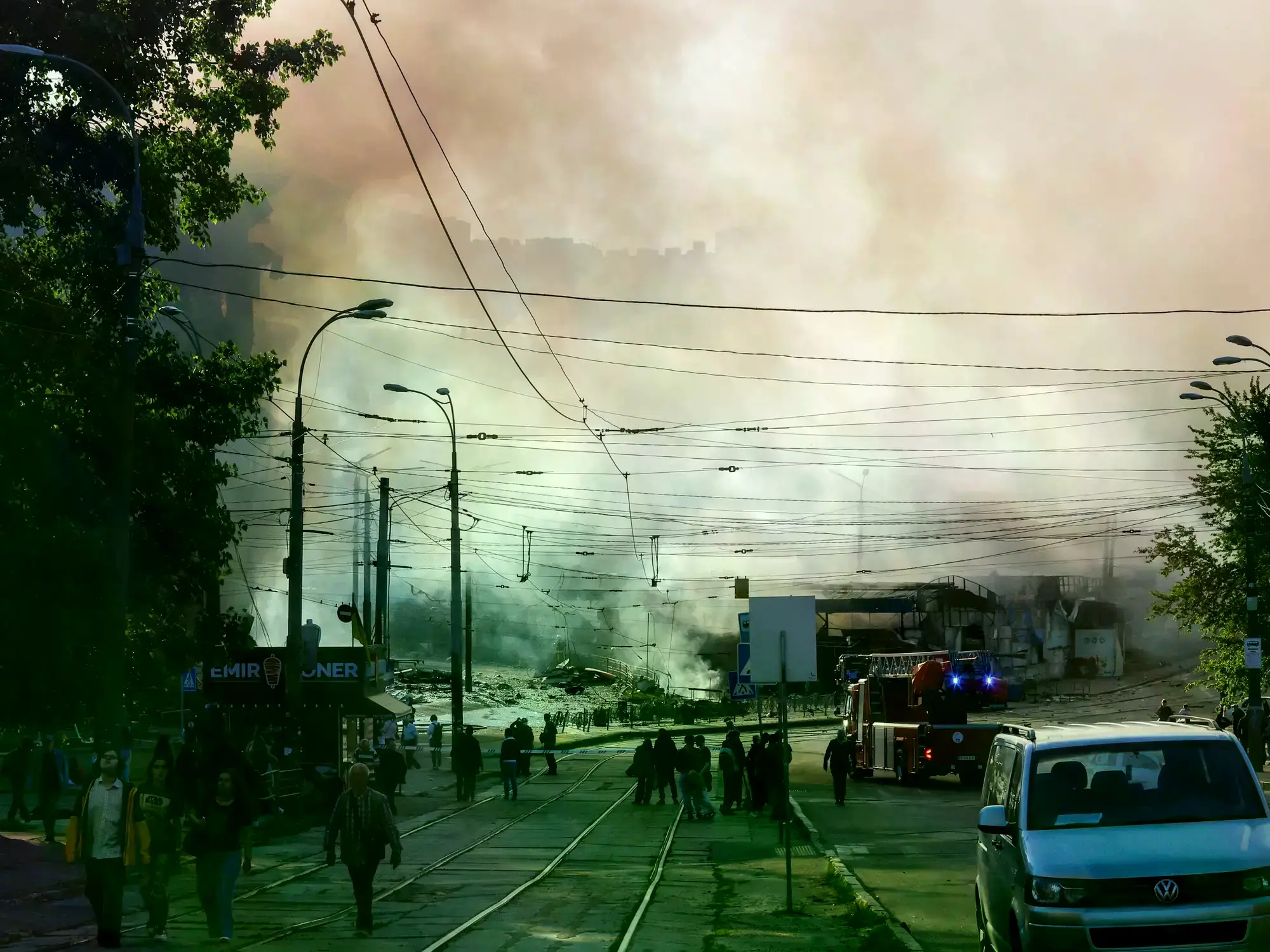 Devastación en Kiev tras el ataque ruso con el misil Oreshnik