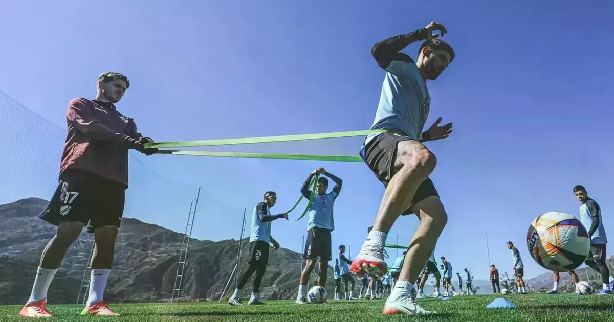 La Academia se prepara para el próximo partido de Copa.