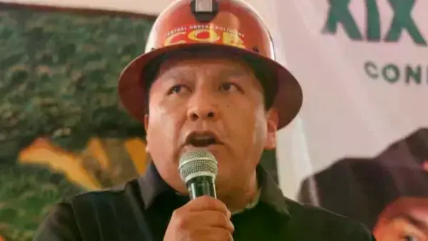 Secretario ejecutivo de la Central Obrera Boliviana, Mario Argollo.