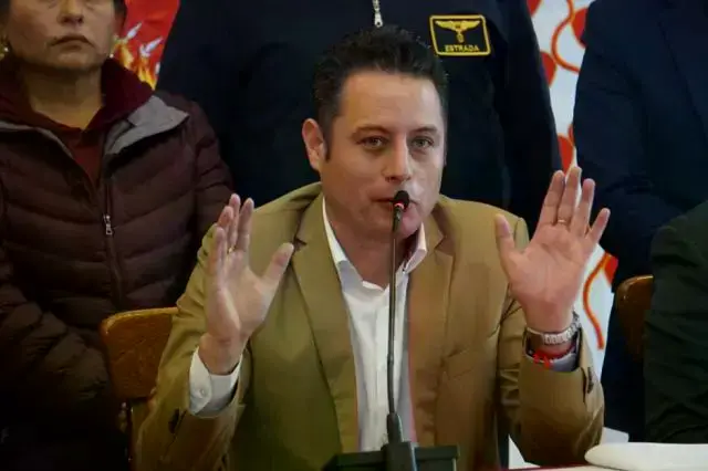 El vicepresidente Edmand Lara en una aparición anterior. Foto: Archivo Sucre/CORREO DEL SUR DIGITAL